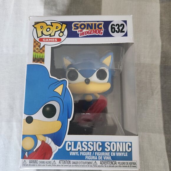 Funko Pop! Games: Classic Sonic #‎ 632 Vinyl Figure - Picture 1 of 4